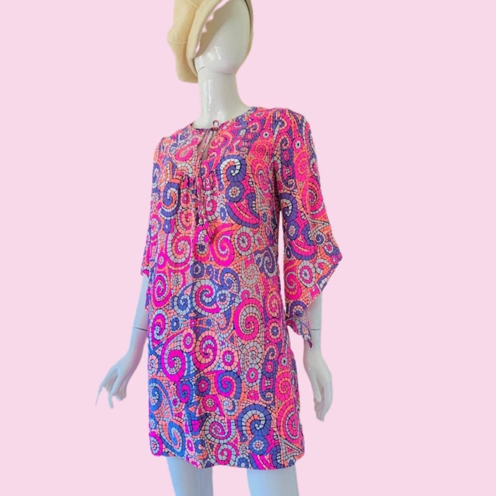 Alice & Trixie Rare Mosaic Print Go Go Mini Dress - Picture 3 of 8